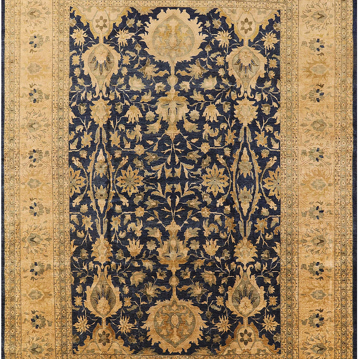 Mid-Century Modern Orange Oriental Rug, urb2916