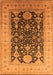 Oriental Orange Traditional Rug, urb2916org