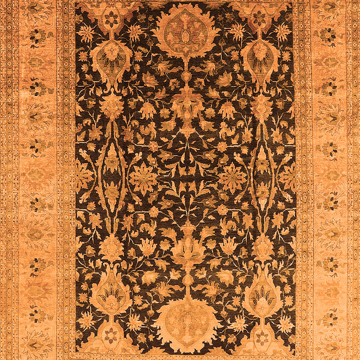 Oriental Orange Traditional Rug, urb2916org