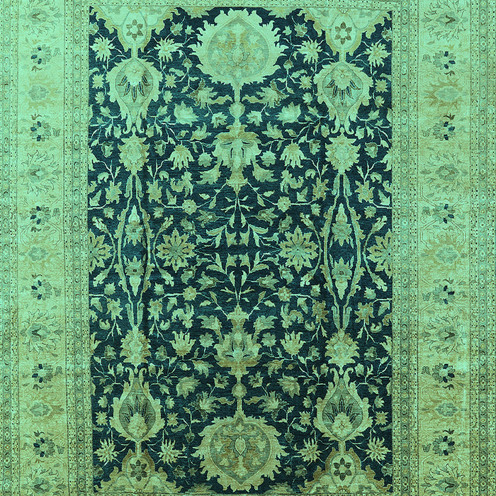 Oriental Turquoise Traditional Rug, urb2916turq
