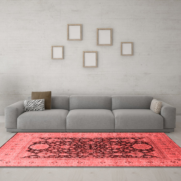 Traditional Red Washable Rugs