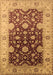 Machine Washable Oriental Brown Traditional Rug, wshurb2917brn