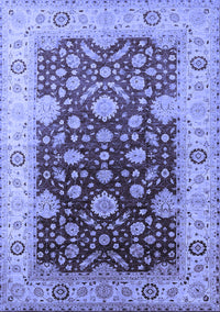 Oriental Blue Traditional Rug, urb2917blu
