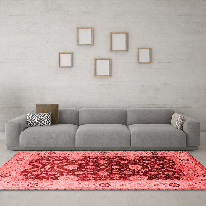 Traditional Red Washable Rugs