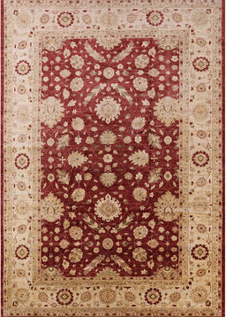 Machine Washable Industrial Modern Red Rug, wshurb2917