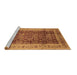 Sideview of Machine Washable Oriental Brown Traditional Rug, wshurb2918brn