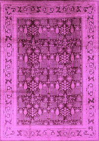 Oriental Purple Traditional Rug, urb2918pur