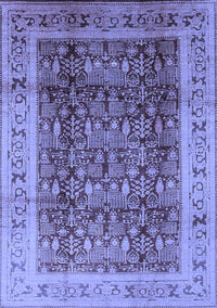 Oriental Blue Traditional Rug, urb2918blu