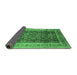 Sideview of Oriental Emerald Green Traditional Rug, urb2918emgrn