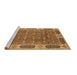 Sideview of Machine Washable Oriental Brown Traditional Rug, wshurb2919brn