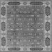 Square Oriental Gray Traditional Rug, urb2919gry