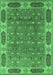 Oriental Emerald Green Traditional Rug, urb2919emgrn