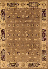 Oriental Brown Traditional Rug, urb2919brn
