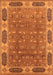 Machine Washable Oriental Orange Traditional Area Rugs, wshurb2919org