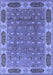 Oriental Blue Traditional Rug, urb2919blu