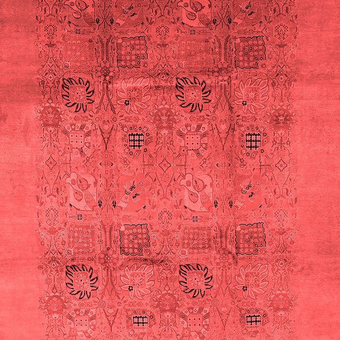 Oriental Red Industrial Area Rugs