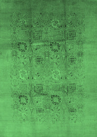 Oriental Emerald Green Industrial Rug, urb2920emgrn