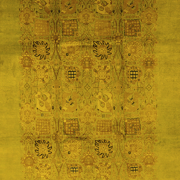 Oriental Yellow Industrial Rug, urb2920yw