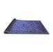 Sideview of Oriental Blue Traditional Rug, urb2921blu