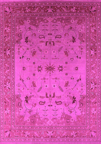 Oriental Pink Traditional Rug, urb2921pnk