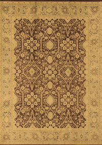 Oriental Brown Traditional Rug, urb2922brn