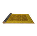 Sideview of Oriental Yellow Traditional Rug, urb2922yw