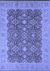 Oriental Blue Traditional Rug, urb2922blu