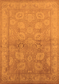 Oriental Orange Traditional Rug, urb2923org