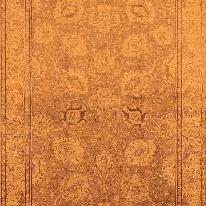 Oriental Orange Traditional Rug, urb2923org