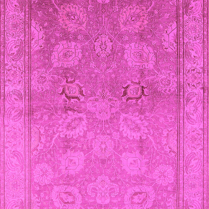 Machine Washable Oriental Pink Traditional Rug, wshurb2923pnk