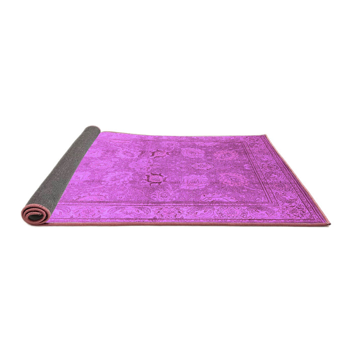 Sideview of Oriental Purple Traditional Rug, urb2923pur