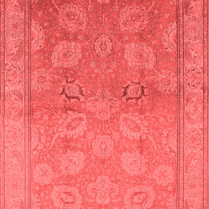 Machine Washable Oriental Red Traditional Rug, wshurb2923red
