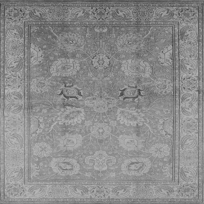 Square Oriental Gray Traditional Rug, urb2923gry