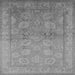 Square Oriental Gray Traditional Rug, urb2923gry