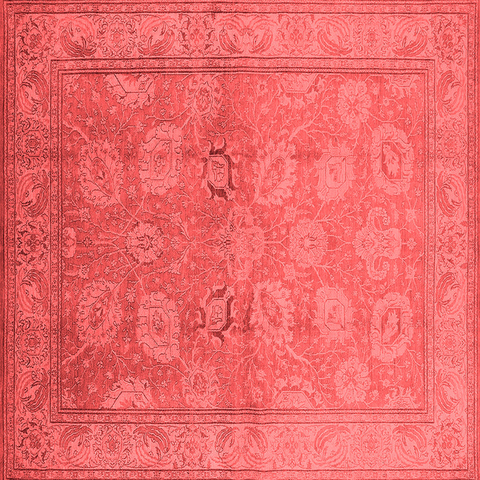 Machine Washable Oriental Red Traditional Rug, wshurb2923red
