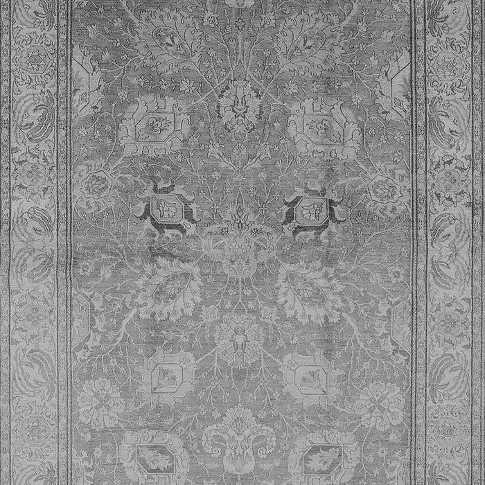 Machine Washable Oriental Gray Traditional Rug, wshurb2923gry