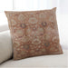 Lifestyle Image of Mid-Century Modern Urban Square Mahogany Brown Throw Pillow, 18 inch by 18 inch, pwurb2924