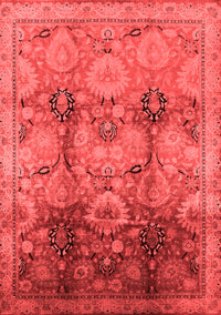 Oriental Red Traditional Rug, urb2924red