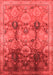 Oriental Red Traditional Area Rugs