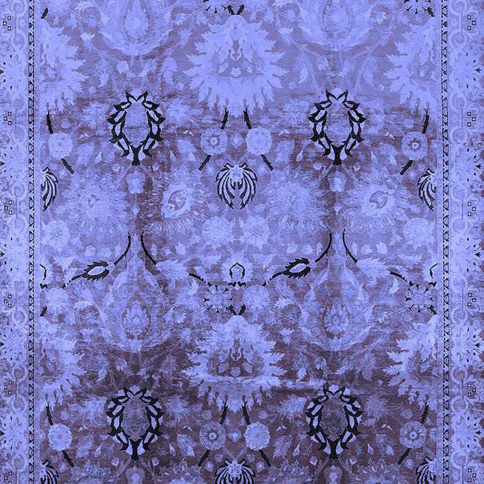 Oriental Blue Traditional Rug, urb2924blu