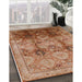 Machine Washable Industrial Modern Mahogany Brown Rug in a Family Room, wshurb2924