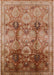 Mid-Century Modern Mahogany Brown Oriental Rug, urb2924