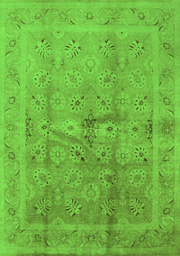 Oriental Green Industrial Rug, urb2925grn