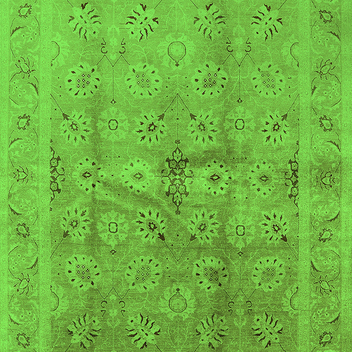 Oriental Green Industrial Rug, urb2925grn