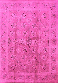 Oriental Pink Industrial Rug, urb2925pnk