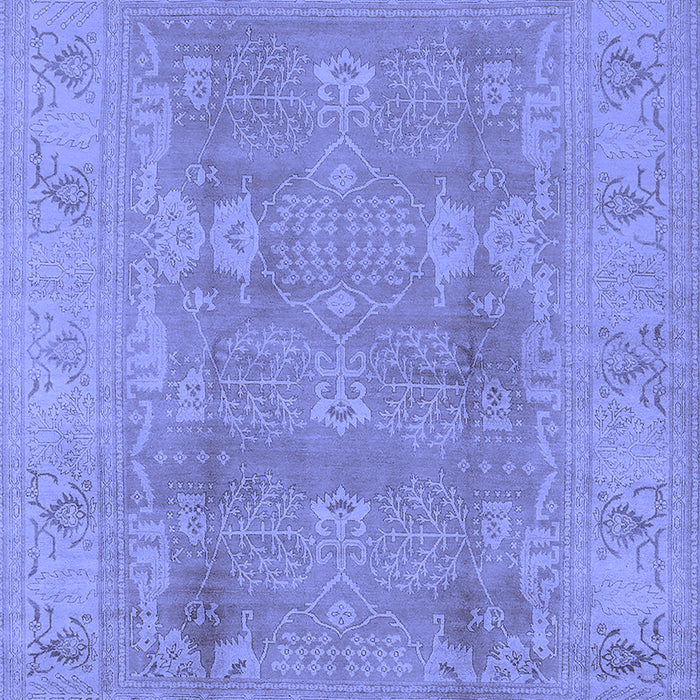 Machine Washable Oriental Blue Traditional Rug, wshurb2926blu