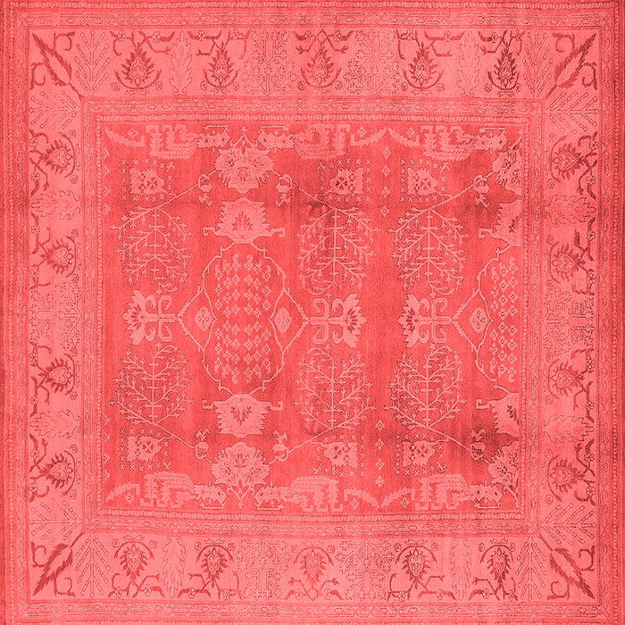 Machine Washable Oriental Red Traditional Rug, wshurb2926red