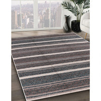 Mid-Century Modern Black Oriental Rug, urb2927