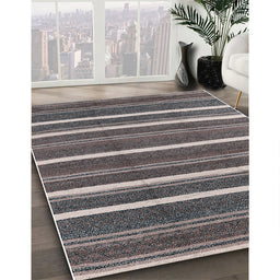 Mid-Century Modern Black Oriental Rug in Family Room, urb2927