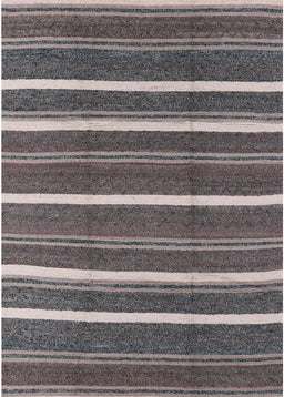 Mid-Century Modern Black Oriental Rug, urb2927